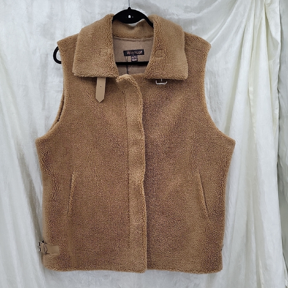 Fuzzy Teddy  Fleece Sherpa Winter Vest